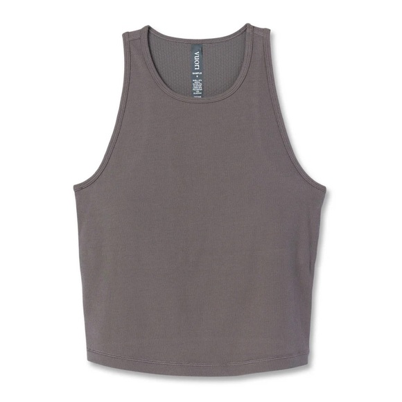 Vuori Tops - Vuori Sunrise High Neck Padded Crop Top